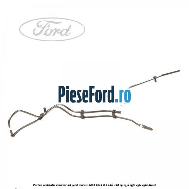 Furtun ventilatie rezervor set Ford Transit 2006-2014 2.2 TDCi 125 cp CYFA, CYFB, CYFC, CYFD diesel