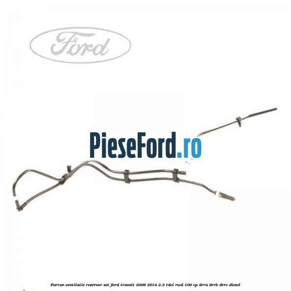 Furtun ventilatie rezervor set Ford Transit 2006-2014 2.2 TDCi RWD 100 cp DRRA, DRRB, DRRC diesel