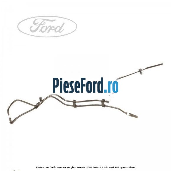 Furtun ventilatie rezervor set Ford Transit 2006-2014 2.2 TDCi RWD 155 cp CVRC diesel