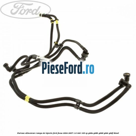Furtune alimentare rampa de injectie Ford Focus 2004-2007 1.6 TDCi 109 cp G8DA, G8DB, G8DD, G8DE, G8DF diesel