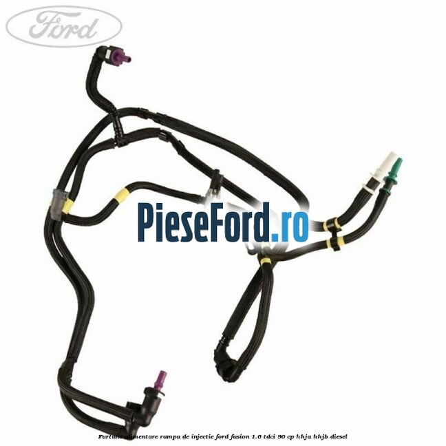 Furtune alimentare rampa de injectie Ford Fusion 1.6 TDCi 90 cp HHJA, HHJB diesel