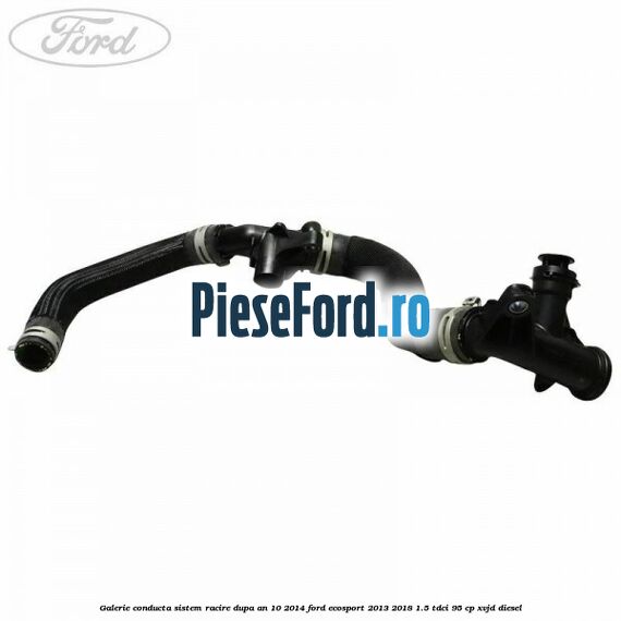 Galerie conducta sistem racire dupa an 10/2014 Ford EcoSport 2013-2018 1.5 TDCi 95 cp XVJD diesel