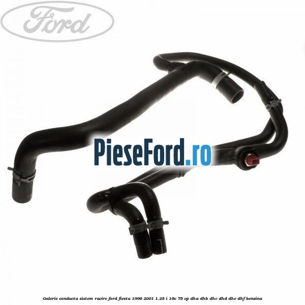 Galerie conducta sistem racire Ford Fiesta 1996-2001 1.25 i 16V 75 cp DHA, DHB, DHC, DHD, DHE, DHF benzina