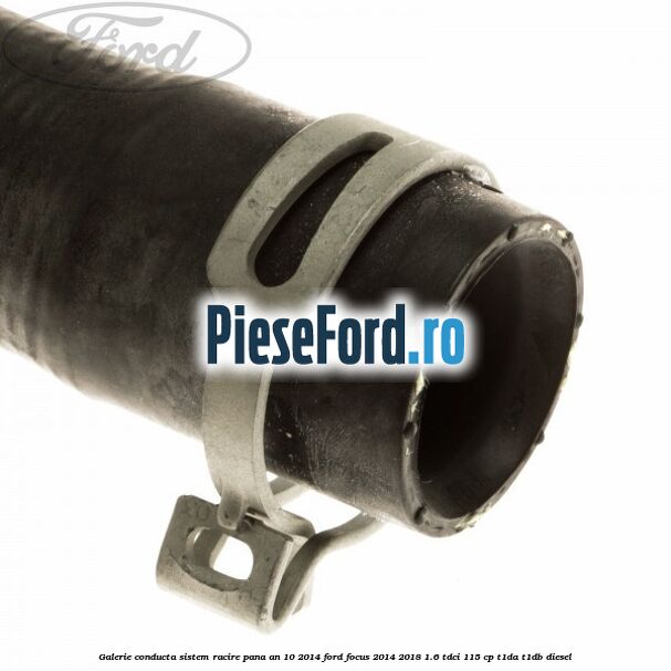 Galerie conducta sistem racire pana an 10/2014 Ford Focus 2014-2018 1.6 TDCi 115 cp T1DA, T1DB diesel