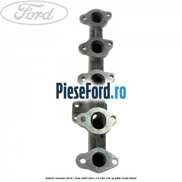 Galerie evacuare Ford C-Max 2007-2011 1.6 TDCi 101 cp G8DC, MTDA diesel