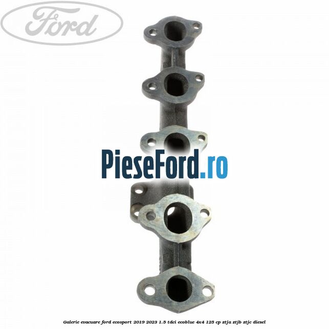 Galerie evacuare Ford EcoSport 2019-2023 1.5 TDCi EcoBlue 4x4 125 cp ZTJA, ZTJB, ZTJC diesel