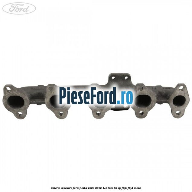 Galerie evacuare Ford Fiesta 2008-2012 1.4 TDCi 68 cp F6JB, F6JD diesel