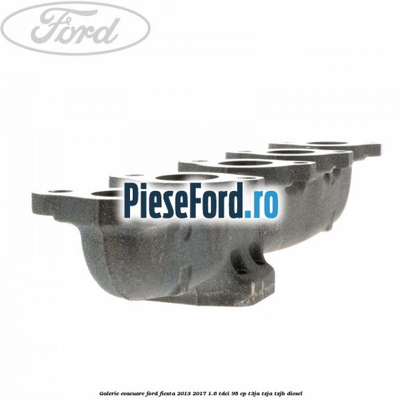 Galerie evacuare Ford Fiesta 2013-2017 1.6 TDCi 95 cp T3JA, TZJA, TZJB diesel