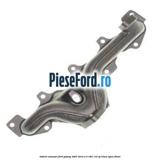 Galerie evacuare Ford Galaxy 2007-2014 2.0 TDCi 115 cp KLWA, TYWA diesel