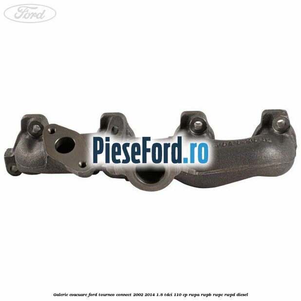 Galerie evacuare Ford Tourneo Connect 2002-2014 1.8 TDCi 110 cp RWPA, RWPB, RWPC, RWPD diesel
