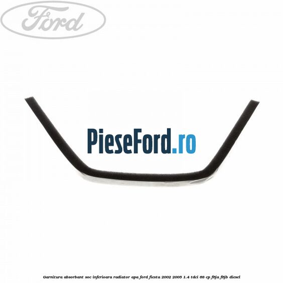 Garnitura absorbant soc inferioara radiator apa Ford Fiesta 2002-2005 1.4 TDCi 68 cp F6JA, F6JB diesel