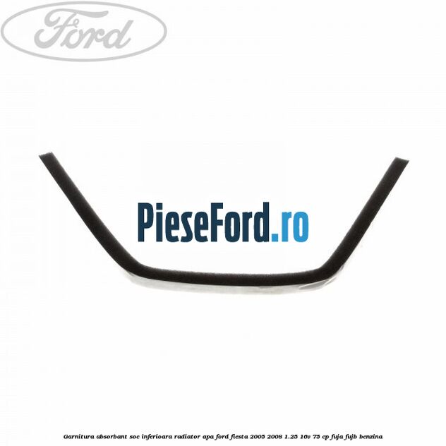 Garnitura absorbant soc inferioara radiator apa Ford Fiesta 2005-2008 1.25 16V 75 cp FUJA, FUJB benzina
