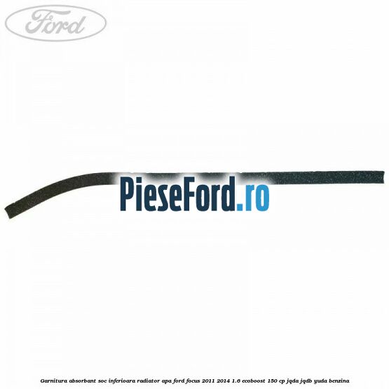 Garnitura absorbant soc inferioara radiator apa Ford Focus 2011-2014 1.6 EcoBoost 150 cp JQDA, JQDB, YUDA benzina