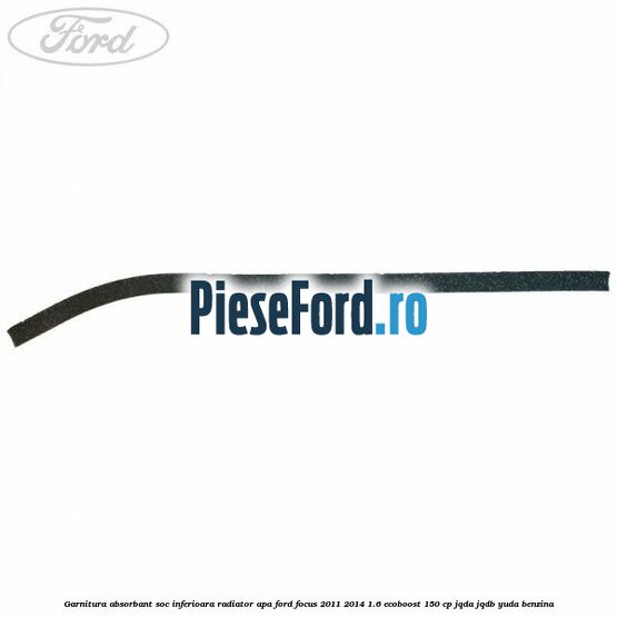 Garnitura absorbant soc inferioara radiator apa Ford Focus 2011-2014 1.6 EcoBoost 150 cp JQDA, JQDB, YUDA benzina