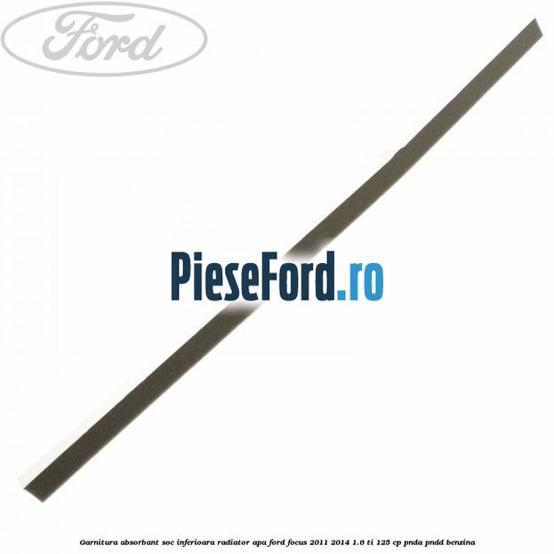 Garnitura absorbant soc inferioara radiator apa Ford Focus 2011-2014 1.6 Ti 125 cp PNDA, PNDD benzina