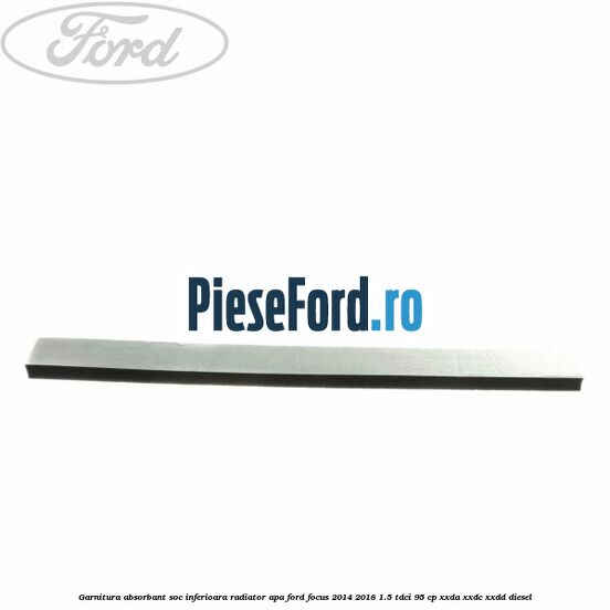 Garnitura absorbant soc inferioara radiator apa Ford Focus 2014-2018 1.5 TDCi 95 cp XXDA, XXDC, XXDD diesel