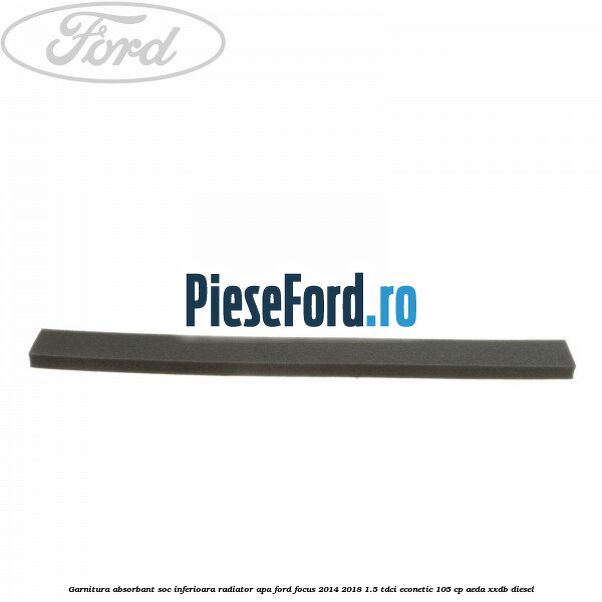 Garnitura absorbant soc inferioara radiator apa Ford Focus 2014-2018 1.5 TDCi ECOnetic 105 cp AEDA, XXDB diesel