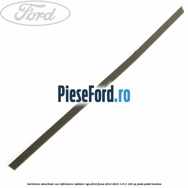 Garnitura absorbant soc inferioara radiator apa Ford Focus 2014-2018 1.6 Ti 125 cp PNDA, PNDD benzina
