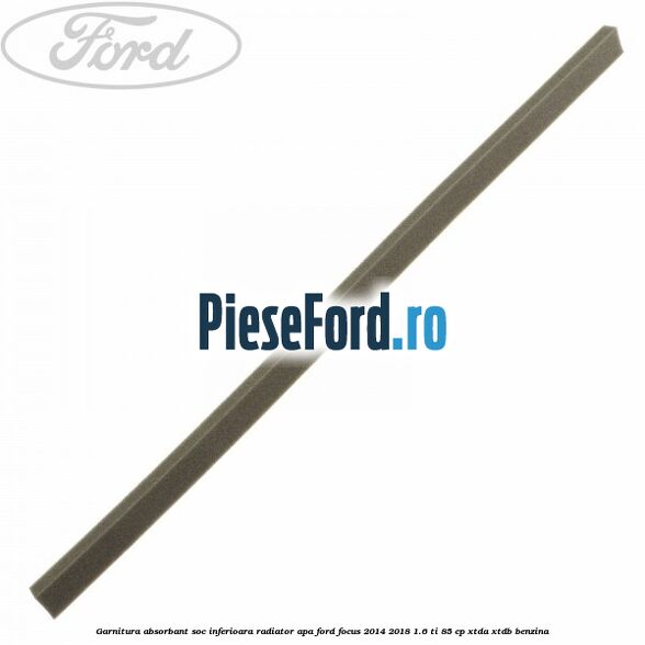 Garnitura absorbant soc inferioara radiator apa Ford Focus 2014-2018 1.6 Ti 85 cp XTDA, XTDB benzina