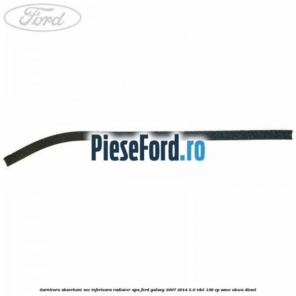 Garnitura absorbant soc inferioara radiator apa Ford Galaxy 2007-2014 2.0 TDCi 136 cp AZWC, UKWA diesel