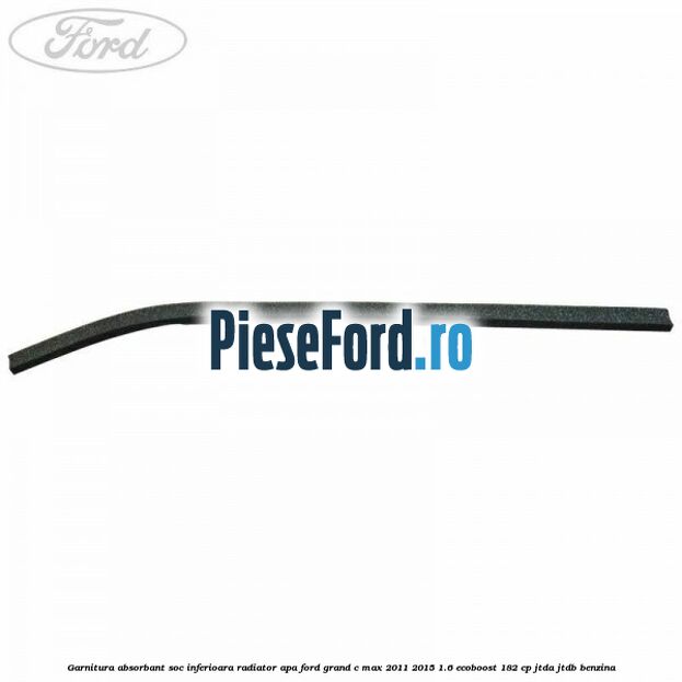 Garnitura absorbant soc inferioara radiator apa Ford Grand C-Max 2011-2015 1.6 EcoBoost 182 cp Garnitura absorbant soc inferioara radiator apa Ford Grand C-Max 2011-2015 1.6 EcoBoost 182 cp JTDA, JTDB benzina