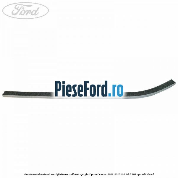 Garnitura absorbant soc inferioara radiator apa Ford Grand C-Max 2011-2015 2.0 TDCi 163 cp TXDB diesel