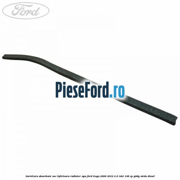 Garnitura absorbant soc inferioara radiator apa Ford Kuga 2008-2012 2.0 TDCi 136 cp G6DG, UKDA diesel