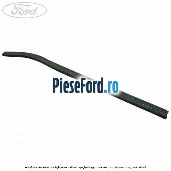 Garnitura absorbant soc inferioara radiator apa Ford Kuga 2008-2012 2.0 TDCI 4x4 163 cp TXDA diesel
