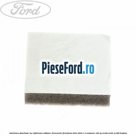 Garnitura absorbant soc inferioara radiator intercooler Ford Focus 2014-2018 1.0 EcoBoost 125 cp M1DA, M1DC, M1DD benzina