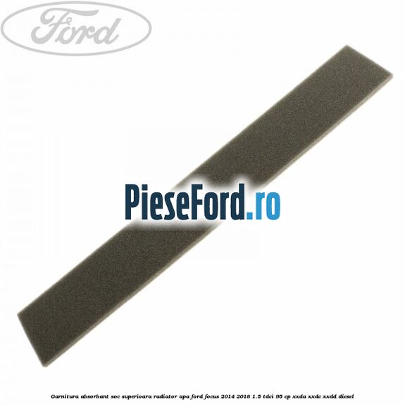 Garnitura absorbant soc superioara radiator apa Ford Focus 2014-2018 1.5 TDCi 95 cp XXDA, XXDC, XXDD diesel