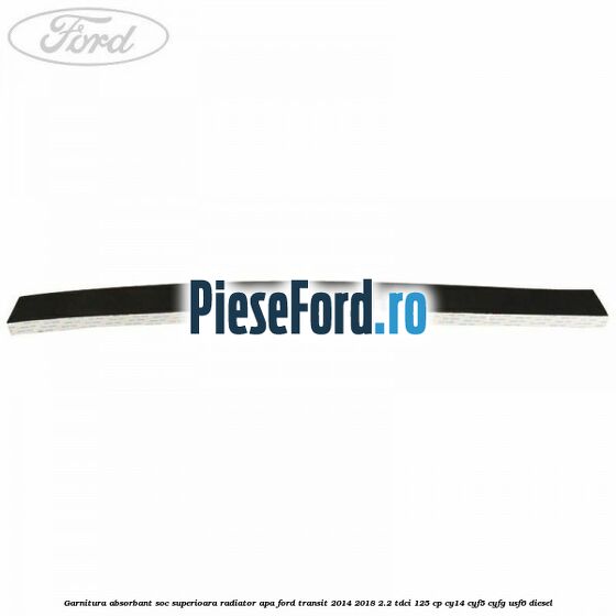 Garnitura absorbant soc superioara radiator apa Ford Transit 2014-2018 2.2 TDCi 125 cp CY14, CYF5, CYFG, USF6 diesel