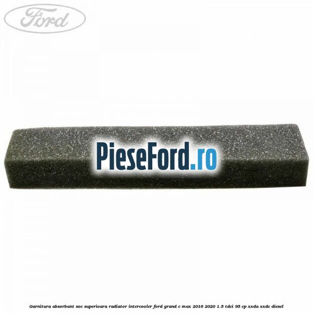 Garnitura absorbant soc superioara radiator intercooler Ford Grand C-Max 2016-2020 1.5 TDCi 95 cp XXDA, XXDC diesel