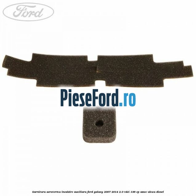 Garnitura aeroterma incalzire auxiliara Ford Galaxy 2007-2014 2.0 TDCi 136 cp AZWC, UKWA diesel