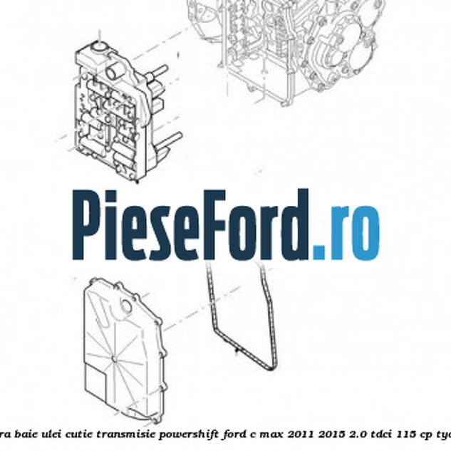 Garnitura baie ulei cutie transmisie PowerShift Ford C-Max 2011-2015 2.0 TDCi 115 cp TYDA diesel