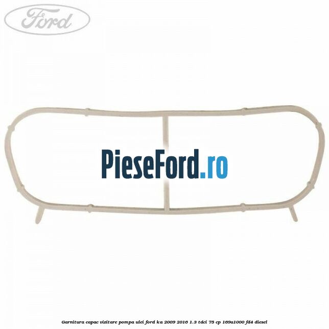 Garnitura capac vizitare pompa ulei Ford Ka 2009-2016 1.3 TDCi 75 cp 169A1000, FD4 diesel