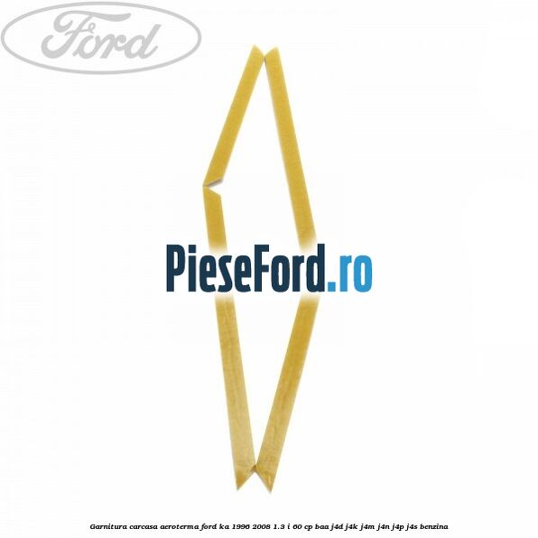 Garnitura, carcasa aeroterma Ford Ka 1996-2008 1.3 i 60 cp BAA, J4D, J4K, J4M, J4N, J4P, J4S benzina