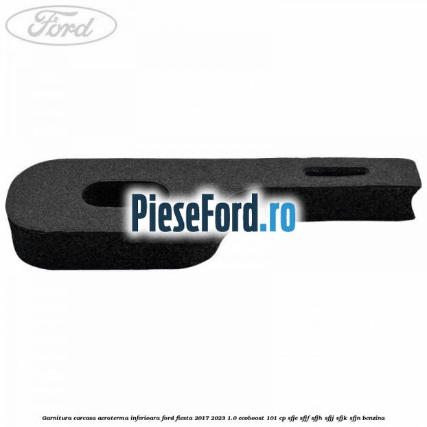 Garnitura carcasa aeroterma inferioara Ford Fiesta 2017-2023 1.0 EcoBoost 101 cp SFJE, SFJF, SFJH, SFJJ, SFJK, SFJN benzina