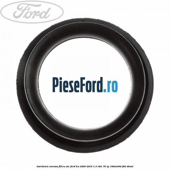 Garnitura carcasa filtru aer Ford Ka 2009-2016 1.3 TDCi 75 cp 169A1000, FD4 diesel