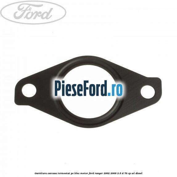 Garnitura carcasa termostat pe bloc motor Ford Ranger 2002-2006 2.5 D 78 cp WL diesel