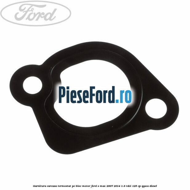 Garnitura, carcasa termostat pe bloc motor Ford S-Max 2007-2014 1.8 TDCi 125 cp