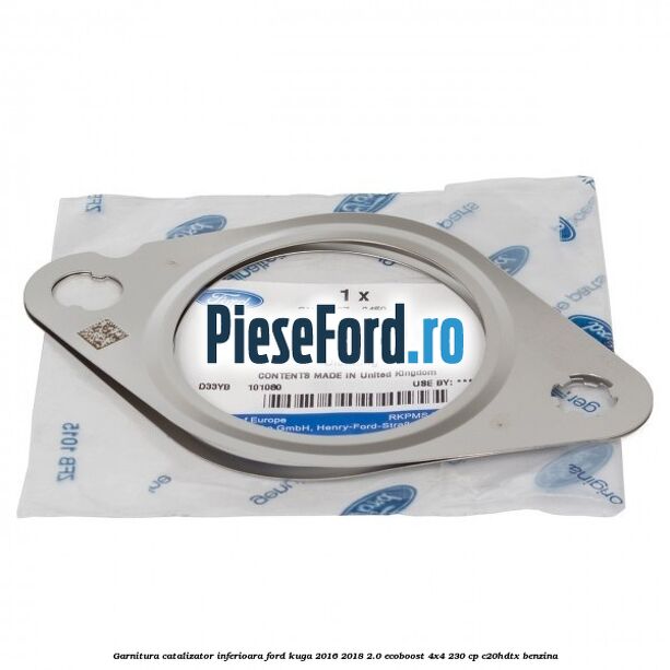 Garnitura catalizator inferioara Ford Kuga 2016-2018 2.0 EcoBoost 4x4 230 cp C20HDTX benzina