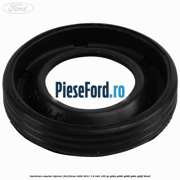 Garnitura cauciuc injector Ford Focus 2008-2011 1.6 TDCi 109 cp G8DA, G8DB, G8DD, G8DE, G8DF diesel