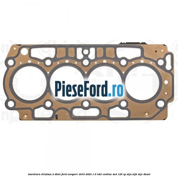 Garnitura chiulasa 2 dinti Ford EcoSport 2019-2023 1.5 TDCi EcoBlue 4x4 125 cp