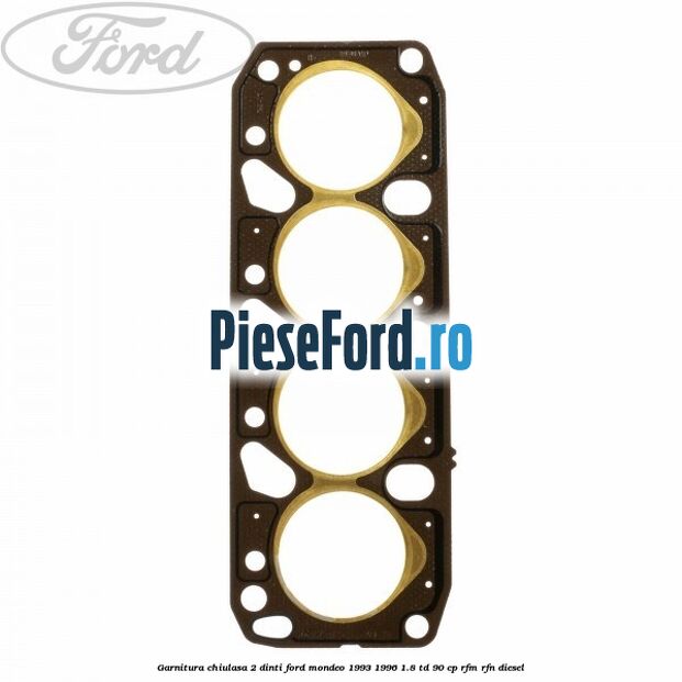 Garnitura chiulasa 2 dinti Ford Mondeo 1993-1996 1.8 TD 90 cp RFM, RFN diesel