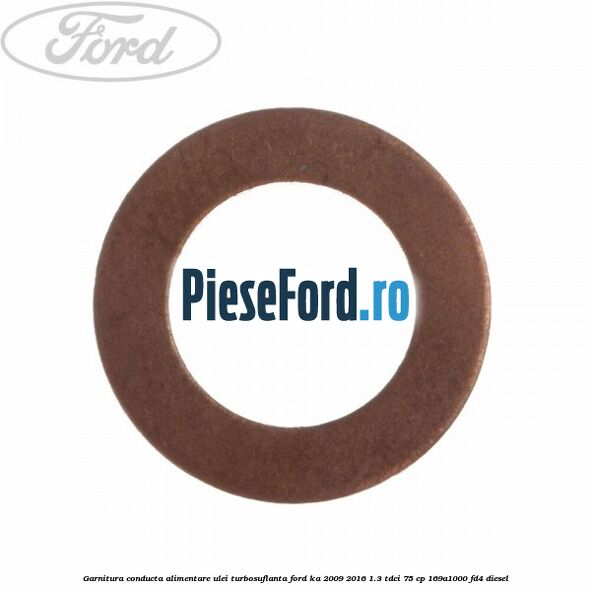 Garnitura conducta alimentare ulei turbosuflanta Ford Ka 2009-2016 1.3 TDCi 75 cp 169A1000, FD4 diesel