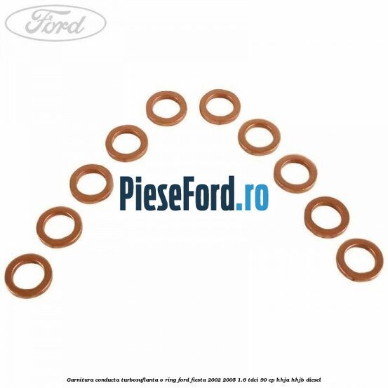 Garnitura conducta turbosuflanta o ring Ford Fiesta 2002-2005 1.6 TDCi 90 cp Garnitura conducta turbosuflanta o ring Ford Fiesta 2002-2005 1.6 TDCi 90 cp HHJA, HHJB diesel