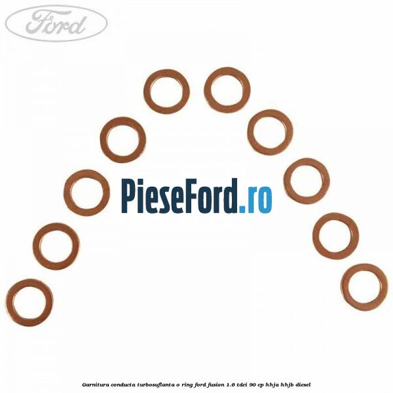 Garnitura conducta turbosuflanta o ring Ford Fusion 1.6 TDCi 90 cp Garnitura conducta turbosuflanta o ring Ford Fusion 1.6 TDCi 90 cp HHJA, HHJB diesel