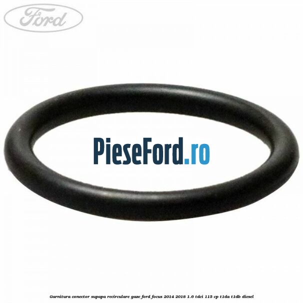 Garnitura conector supapa recirculare gaze Ford Focus 2014-2018 1.6 TDCi 115 cp T1DA, T1DB diesel