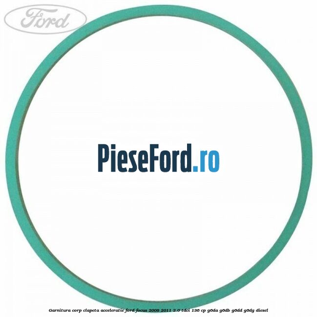 Garnitura corp clapeta acceleratie Ford Focus 2008-2011 2.0 TDCi 136 cp G6DA, G6DB, G6DD, G6DG diesel