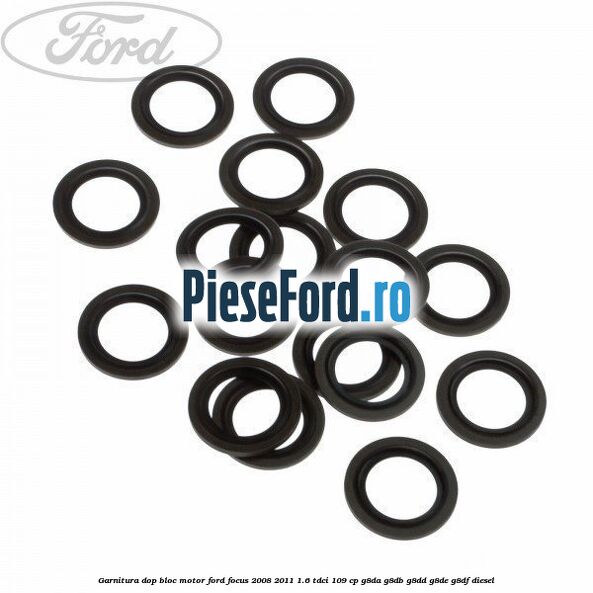 Garnitura dop bloc motor Ford Focus 2008-2011 1.6 TDCi 109 cp G8DA, G8DB, G8DD, G8DE, G8DF diesel